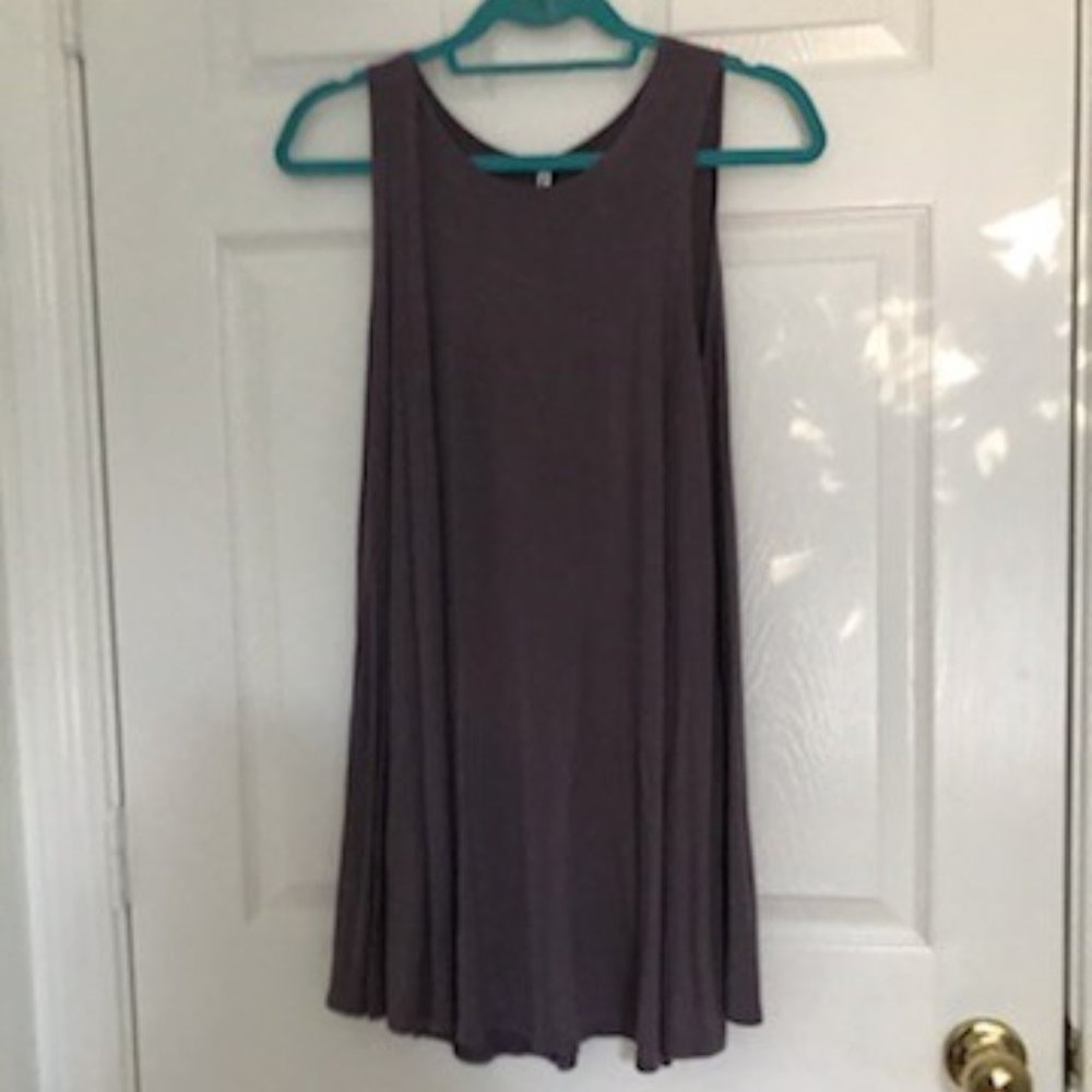 Mauve Tee-Shirt Dress- Tag Still On